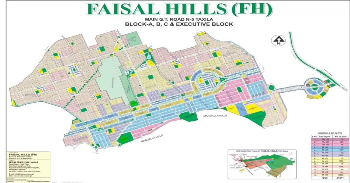 Faisal Hills Map
