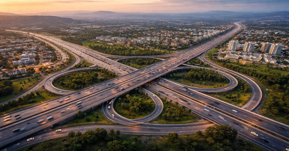 Nearest Motorway Interchange