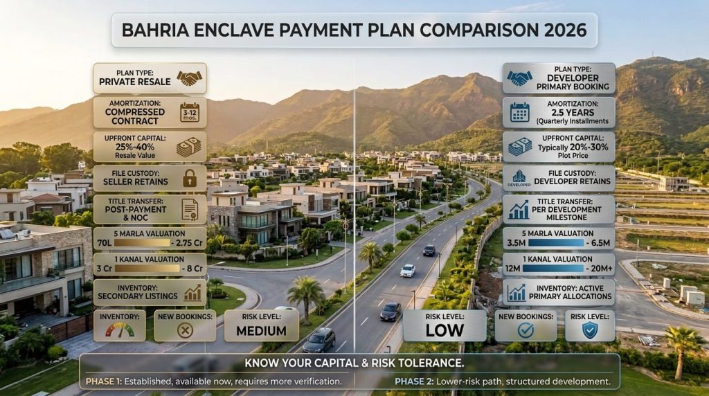 Bahria Enclave Payment Plan