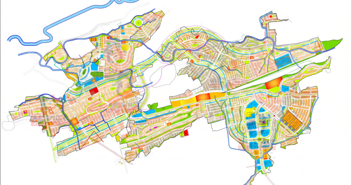 Bahria Enclave Map