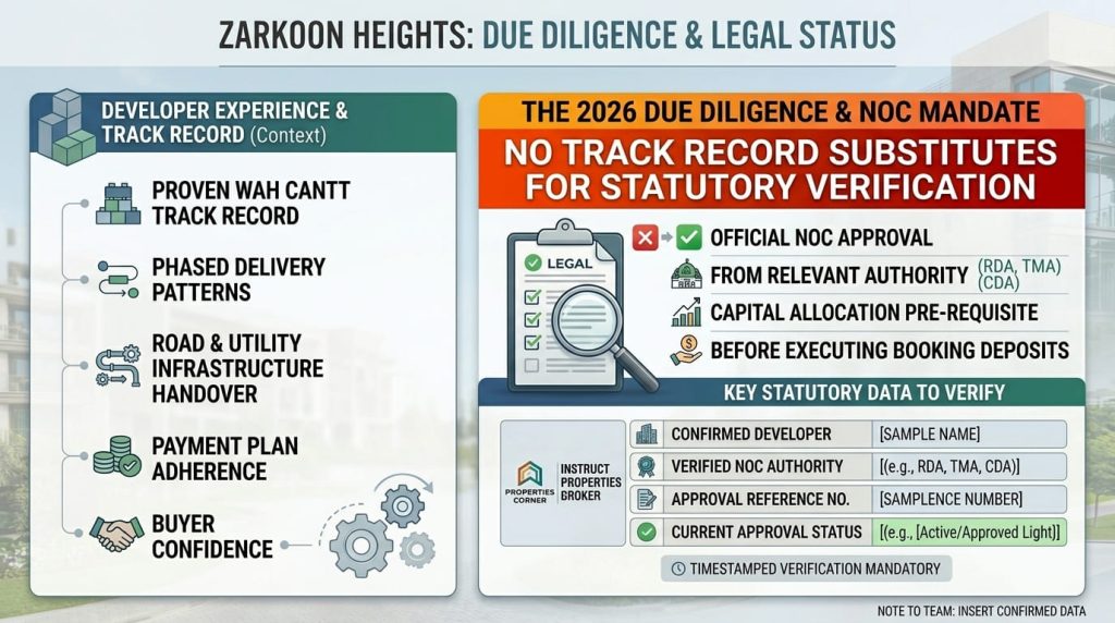 Developer Background & NOC/Legal Status