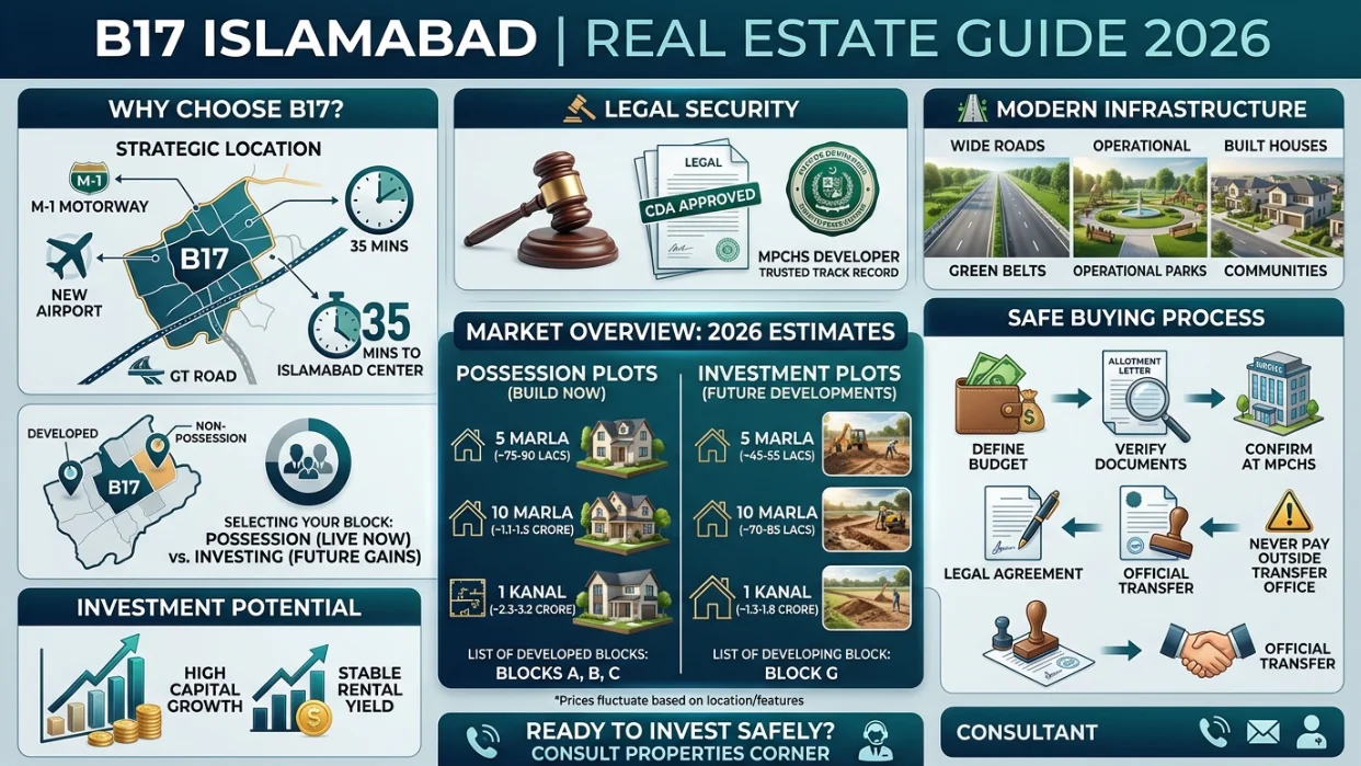 Plot for Sale in B17 Islamabad