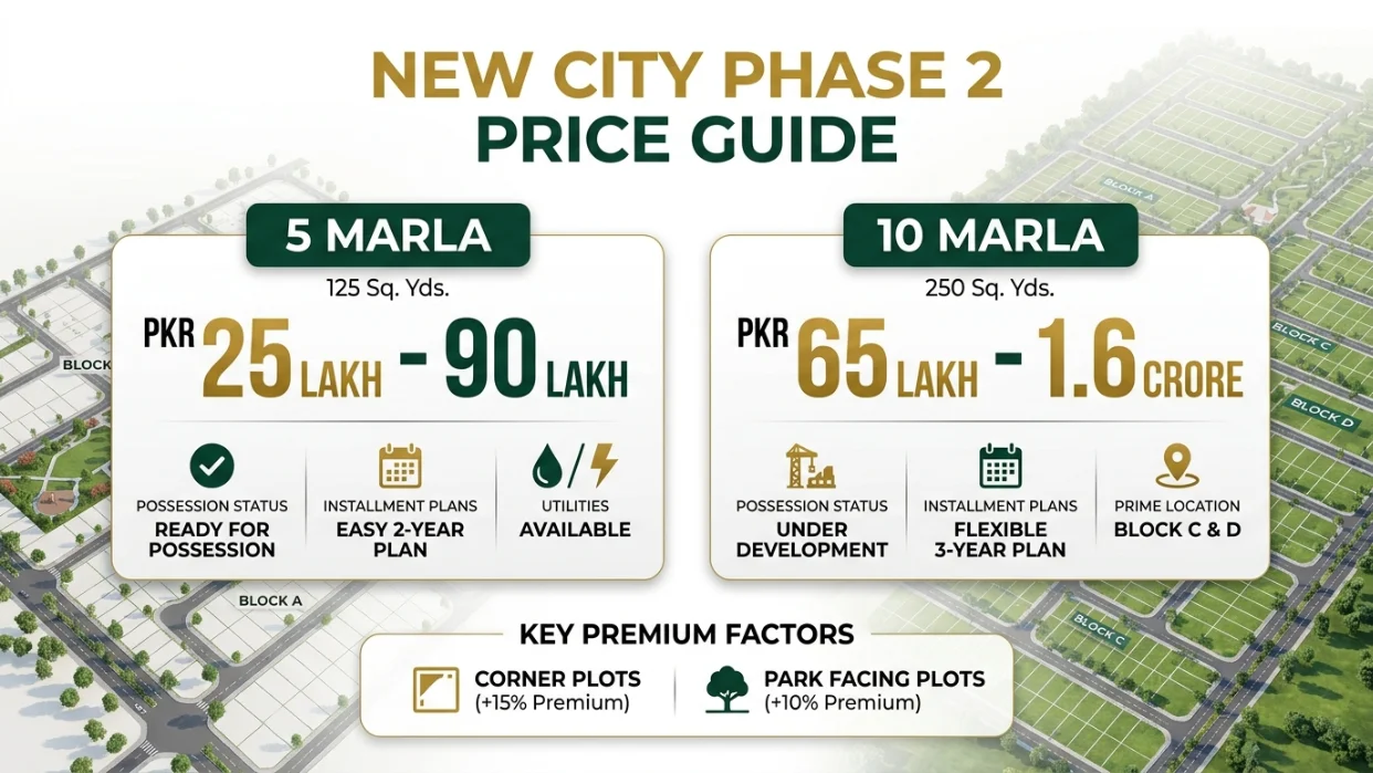 Plot for Sale in New City Phase 2