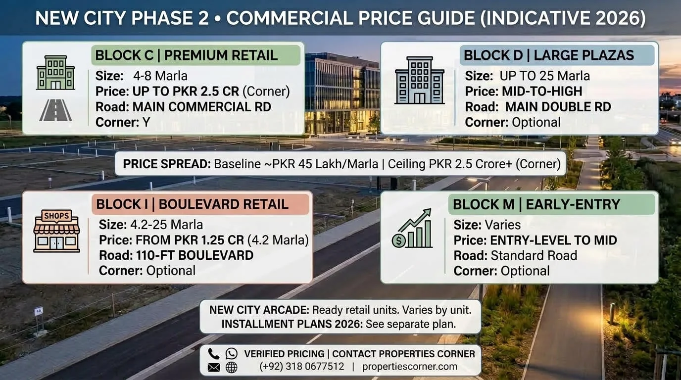 Price Guide by Block and Size